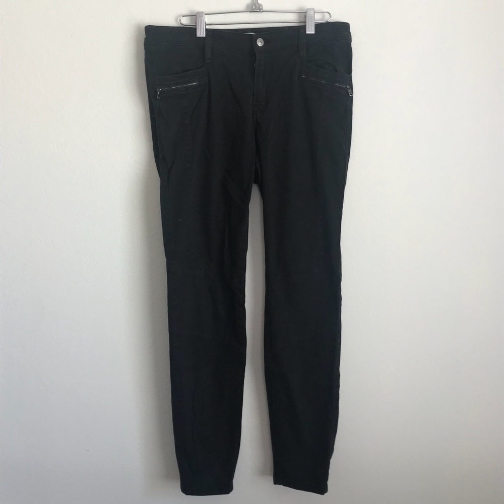 H&M Black Moto Pants